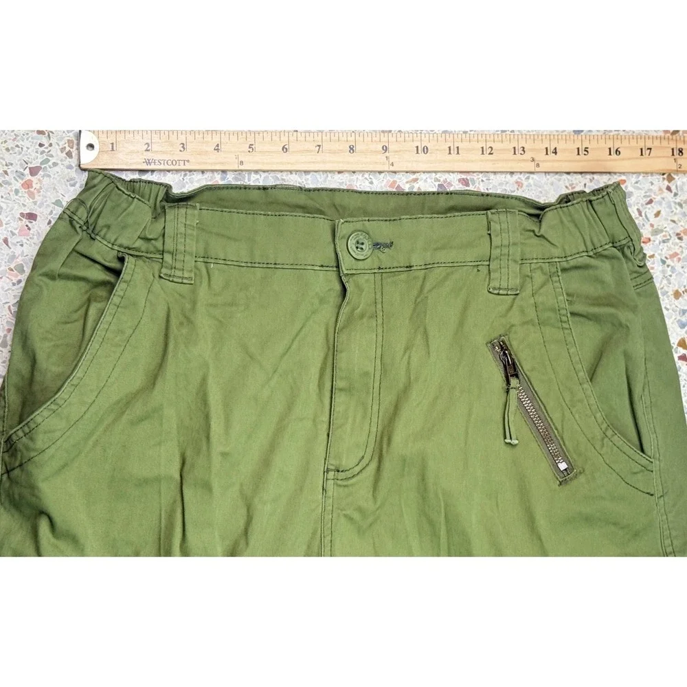 Must Way Women's Green Military Utility‎ Cargo Pants Size 14